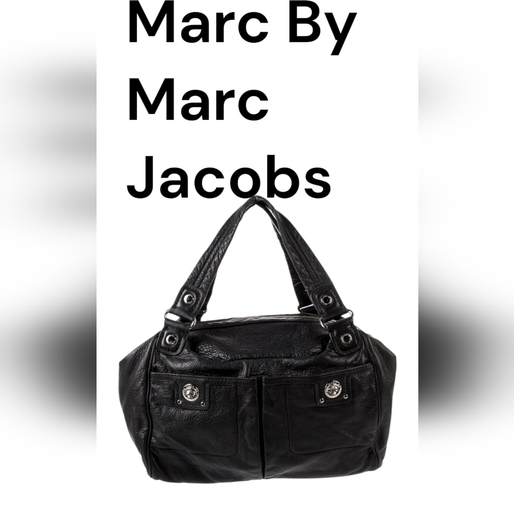Marc By Marc Jacobs Butter Soft Black Leather Oversized Shoulder Bag